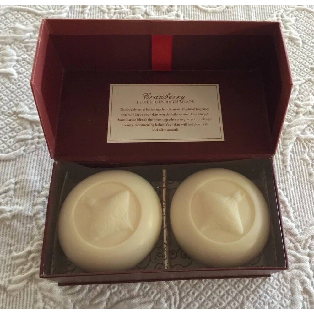 CST Cranberry Luxurious Bar Soap In Christmas Box Holiday